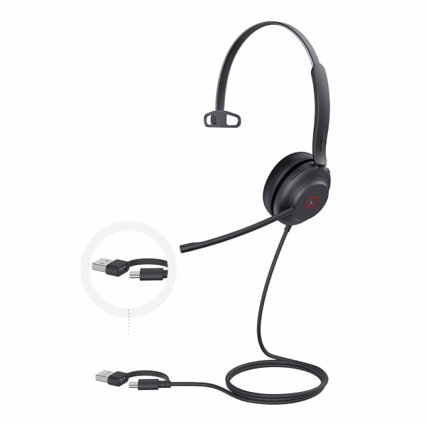 Yealink UH37 Mono USB Wired Headset