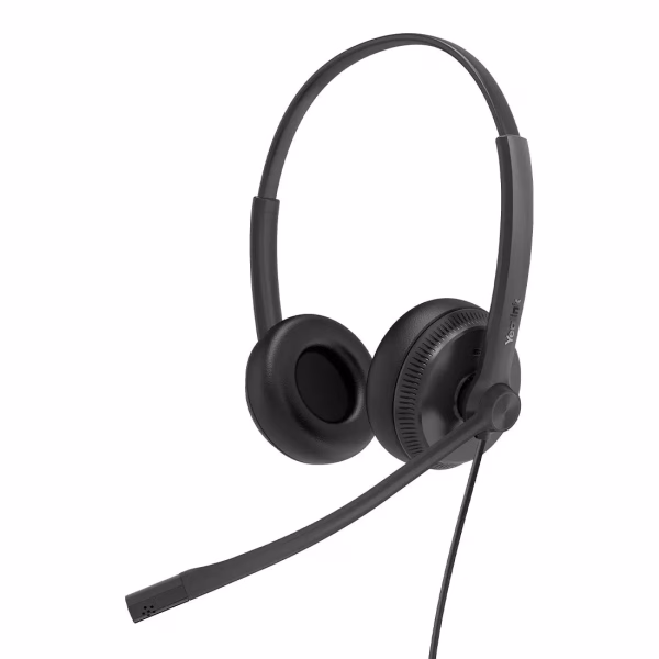 Yealink YHS34 Dual Wired Headset with QD to RJ Port