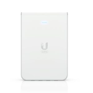 Ubiquiti UniFi Wi-Fi 6 In-Wall Wall-mounted Access Point with a Built-in PoE Switch