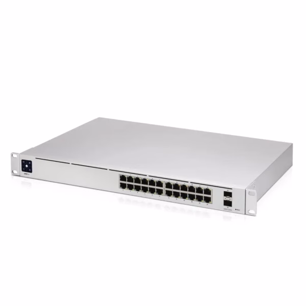 Ubiquiti UniFi 24-port Switch with (24) Gigabit RJ45 Ports and (2) 10G SFP+ Ports