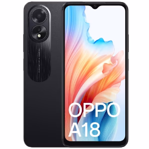 OPPO A18 4G 128GB - Glowing Black