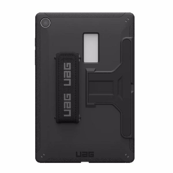 UAG Scout Samsung Galaxy Tab A9+ (11') with Kickstand & Handstrap Rugged Case - Black (224450114040)