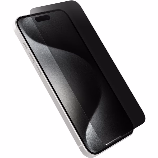 OtterBox Premium Pro Glass Antimicrobial Privacy Apple iPhone 15 Pro Max