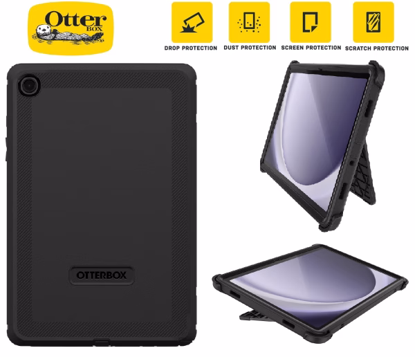 OtterBox Defender Samsung Galaxy Tab A9+ ') Case Black - No Retail Packaging - 7-95007)