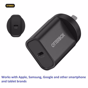 OtterBox 20W USB-C (Type I) PD Fast Wall Charger - Black 8-81350)