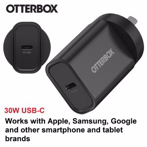 OtterBox 30W USB-C (Type I) PD Fast Wall Charger - Black 8-81351)