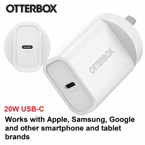 OtterBox 20W USB-C (Type I) PD Fast Wall Charger - White 8-81352)