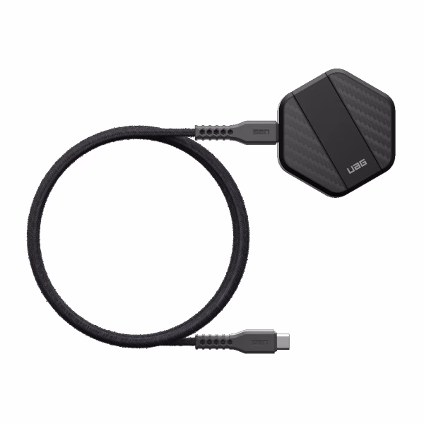 UAG Wireless Charging Pad with Stand - Black/Carbon Fiber(9B4410114042)