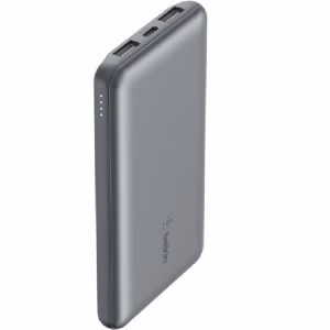 Belkin BoostCharge Power Bank 10K (3 Port) - Space Grey (BPB011btGY)