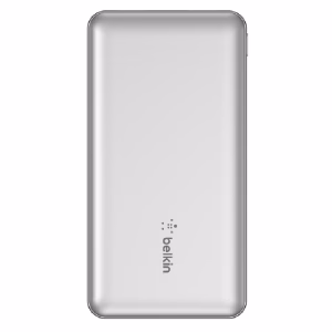 Belkin BoostCharge Power Bank 10K (3 Port) - Silver(BPB011btSL)