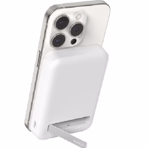 Belkin BoostCharge Pro Magnetic Power Bank 10K With Qi2-White(BPD008btWH)
