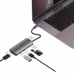 Cygnett Unite PocketMate 6-in-1 USB-C Multiport Hub Adapter Dock-(CY3317HUBC2)