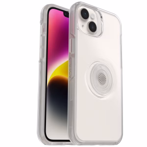 OtterBox Otter + Pop Symmetry Clear Apple iPhone 14 Plus Case Clear Pop - 7-88776)