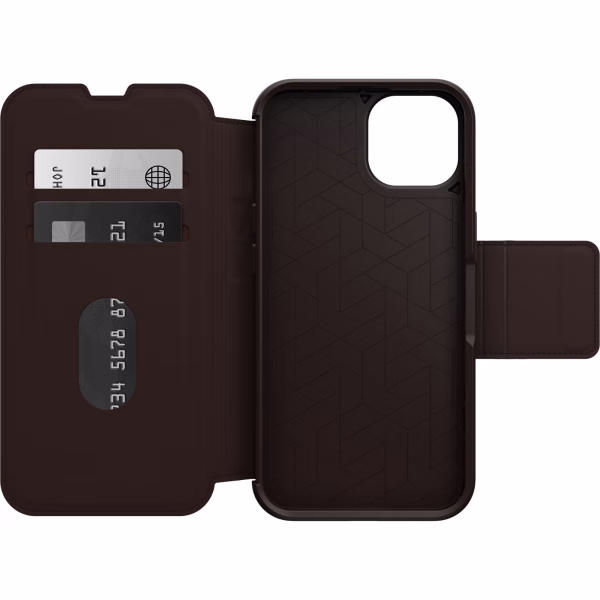 OtterBox Strada Apple iPhone 16e / iPhone 14 Case Brown - 7-89657)
