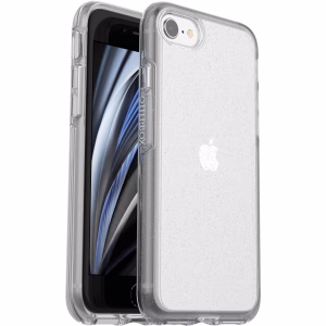 OtterBox Symmetry Clear Apple iPhone SE (3rd & 2nd Gen) and iPhone 8/7 Case Stardust (Clear Glitter) - 7-56720)