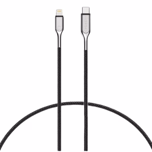 Cygnett Armoured Lightning to USB-C Cable (1M) - Black (CY2799PCCCL)