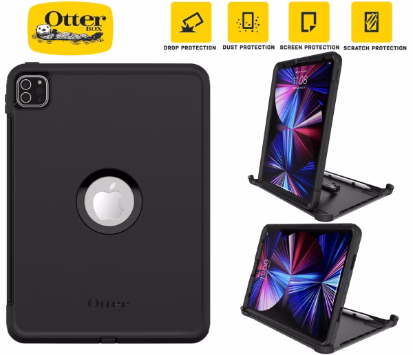 OtterBox Defender Apple iPad Pro ') (4th/3rd/2nd/1st Gen) Case Black - 7-82261)