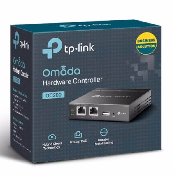TP-Link OC200 Omada Cloud Controller, Centralised Management - Up to 100 Omada APs, JetStream Switch