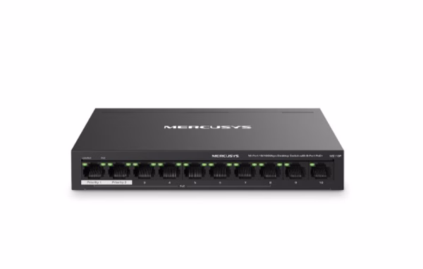 Mercusys MS110P 10-Port 10/100Mbps Desktop Switch