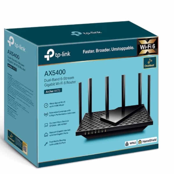 TP-Link Archer AX55 Pro AX3000 Dual-Band Wi-Fi 6 Router