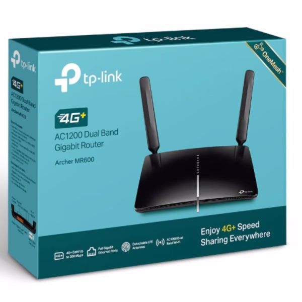TP-Link Archer MR600 4G+ Cat6 AC1200 Wireless Dual Band Gigabit Router
