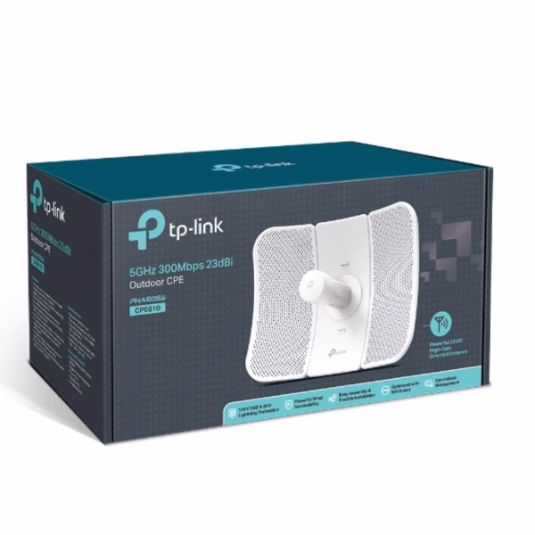 TP-Link CPE610 5GHz 300Mbps 23dBi Outdoor CPE MIMO Antenna AP