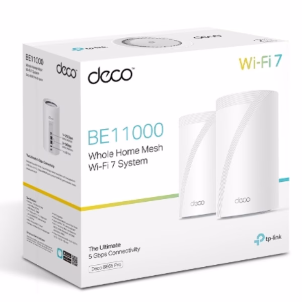 TP-Link Deco BE65 Pro(2-pack) BE11000 Whole Home Mesh