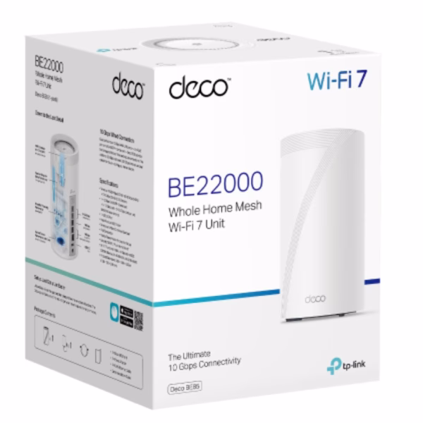 TP-Link Deco BE85(1-pack) BE22000 Tri-Band Whole Home Mesh