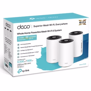 TP-Link Deco PX50(3-pack)  AX3000 + G1500 Whole Home Powerline Mesh WiFi 6 System