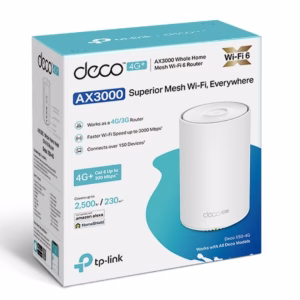 TP-Link Deco X50-4G(1-pack) 4G+ AX3000 Whole Home Mesh