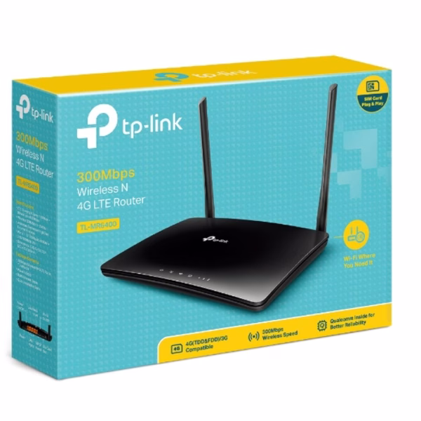 TP-Link TL-MR6400 N300 Wireless N 3G/4G-LTE Router 2