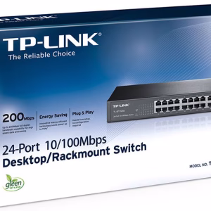 TP-Link TL-SF1024D 24-Port 10/100Mbps Rackmount Unmanaged Switch