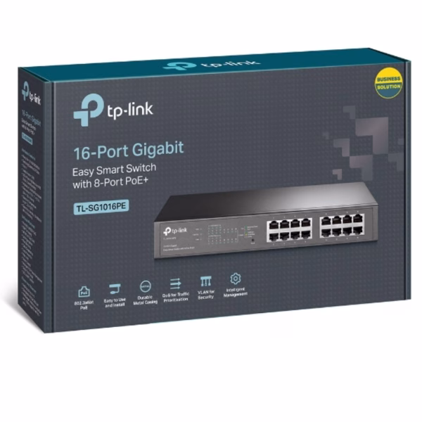 TP-Link TL-SG1016PE 16-Port Gigabit Easy Smart Switch