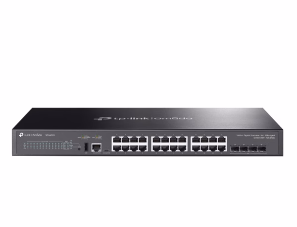 TP-Link SG5428X Omada 24-Port Gigabit Stackable Lite L3 Managed Switch