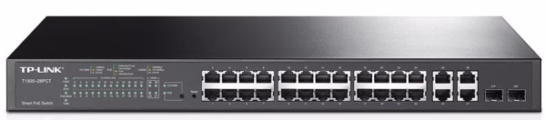 TP-Link T1500-28PCT (TL-SL2428P)Gigabit Smart PoE+ Switch (Omada)