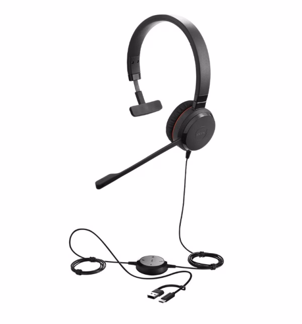 Jabra Evolve 30 II, USB C/A Mono MS Headset