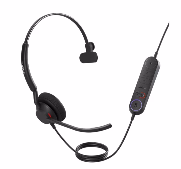 Jabra Engage 40 (Inline Link) MS Teams Mono USB-C/A Corded Headsets