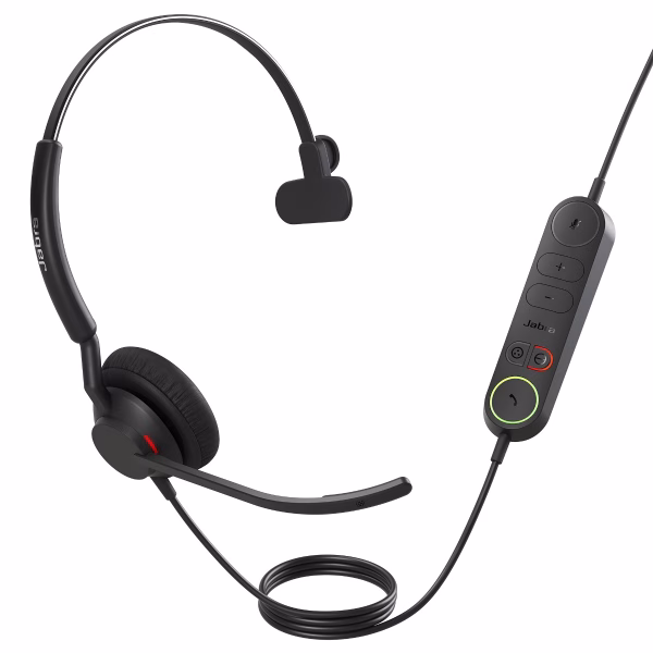 Jabra Engage 40 (Inline Link) UC Mono USB-C/A Corded Headsets