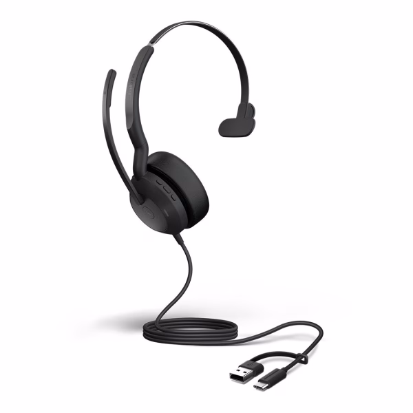 Jabra Evolve2 50, USB C/A MS Mono Headset