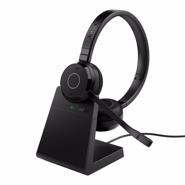 Jabra Evolve 65 TE Link390a Teams Stereo Stand Bluetooth Headset