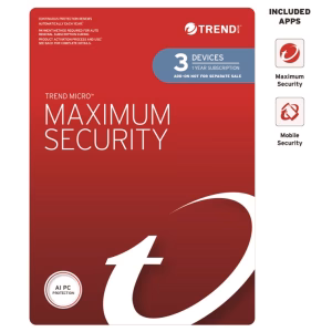 Trend Micro Maximum Security (3 Devices) 1 Year Add