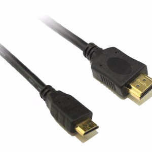 8Ware Mini HDMI to High Speed HDMI Cable 2m Male to Male 1
