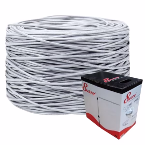8ware CAT6 UTP Cable 305m Roll - Grey White Full 0
