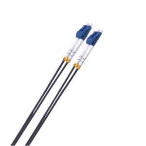 8ware 7m LC-LC OS2 Single Mode Dual-Core Fibre Optic Cable UPC Duplex Armoured Low Smoke Zero Halogen (LSZH) Jacket Black