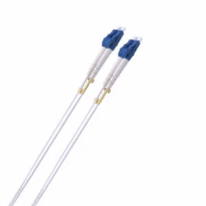 8ware 5m LC-LC OS2 Single Mode Dual-Core Fibre Optic Cable UPC Duplex Armoured Low Smoke Zero Halogen (LSZH) Jacket White