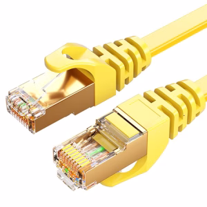 8Ware CAT7 Cable 10m - Yellow Color RJ45 Ethernet Network LAN UTP Patch Cord Snagless Flat cable