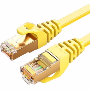8Ware CAT7 Cable 5m - Yellow Color RJ45 Ethernet Network LAN UTP Patch Cord Snagless Flat cable