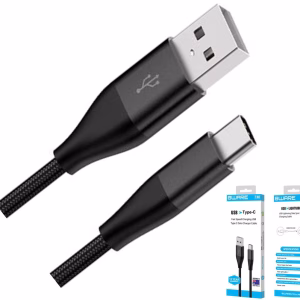 8Ware Premium 2m Samsung Certified Fast Speed Charging USB-C to USB-A Data Charger Cable For Samsung Huawei Google LG Retail Pack