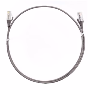 8ware CAT6 Ultra Thin Slim Cable 15m - Grey Color Premium RJ45 Ethernet Network LAN UTP Patch Cord 26AWG for Data