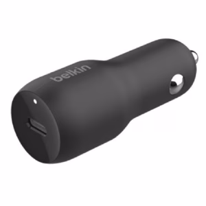 Belkin BoostCharge 30W USB-C PD PPS Car Charger - Black (CCA004btBK)